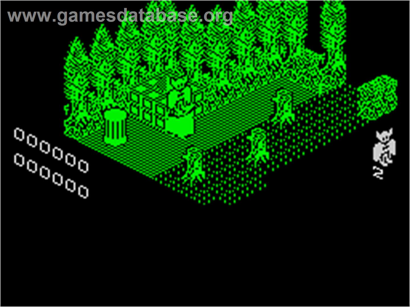 Wolfan - Sinclair ZX Spectrum - Artwork - In Game