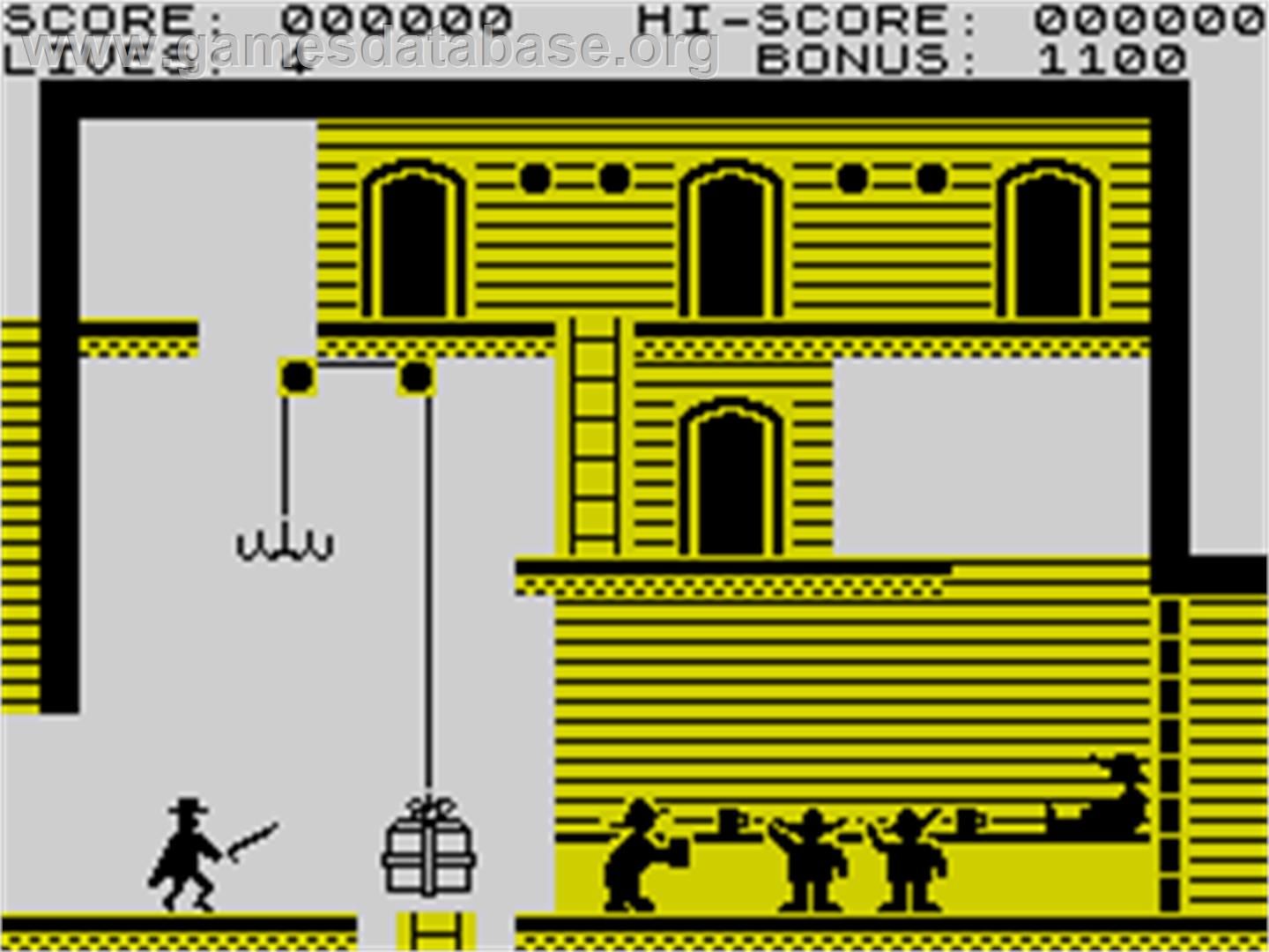 Zorro - Sinclair ZX Spectrum - Artwork - In Game