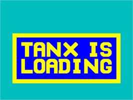 Title screen of 3D Tanx on the Sinclair ZX Spectrum.