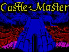Title screen of Castle Master on the Sinclair ZX Spectrum.