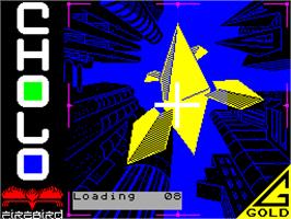 Title screen of Cholo on the Sinclair ZX Spectrum.