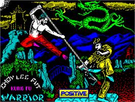 Title screen of Choy-Lee-Fut Kung-Fu Warrior on the Sinclair ZX Spectrum.