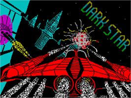 Title screen of Dark Star on the Sinclair ZX Spectrum.