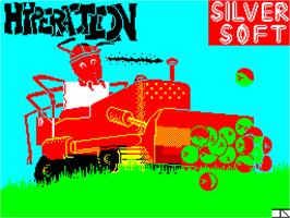 Title screen of Epyx Action on the Sinclair ZX Spectrum.
