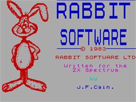Title screen of Escape MCP on the Sinclair ZX Spectrum.