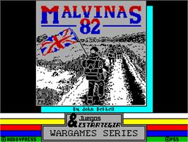 Title screen of Falklands 82 - 