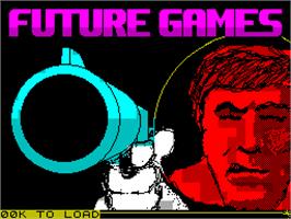 Title screen of Future Games on the Sinclair ZX Spectrum.