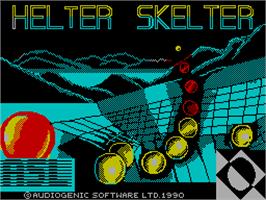 Title screen of Helter Skelter on the Sinclair ZX Spectrum.