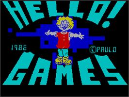 Title screen of Howard the Duck on the Sinclair ZX Spectrum.