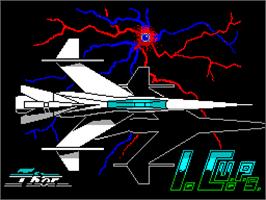 Title screen of I.C.U.P.S. on the Sinclair ZX Spectrum.