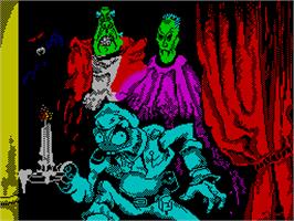 Title screen of Phantomas 2 on the Sinclair ZX Spectrum.