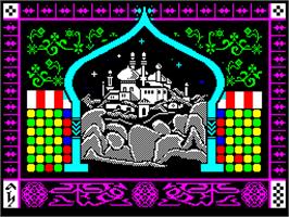 Title screen of Prince of Persia on the Sinclair ZX Spectrum.