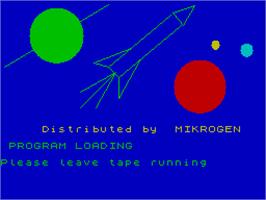 Title screen of Return to Eden on the Sinclair ZX Spectrum.