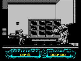 Title screen of RoboCop 3 on the Sinclair ZX Spectrum.