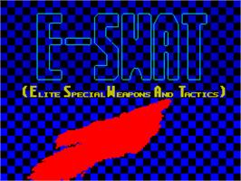 Title screen of SWAT on the Sinclair ZX Spectrum.