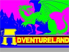 Title screen of Scott Adams' Graphic Adventure #1: Adventureland on the Sinclair ZX Spectrum.