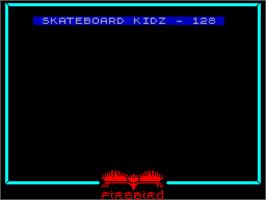 Title screen of Skateboard Kidz on the Sinclair ZX Spectrum.
