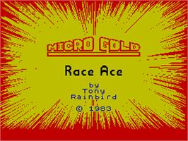Title screen of Space Ace on the Sinclair ZX Spectrum.
