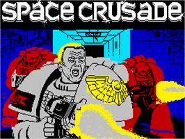 Title screen of Space Crusade on the Sinclair ZX Spectrum.