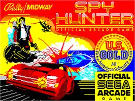 Title screen of Spy Hunter on the Sinclair ZX Spectrum.
