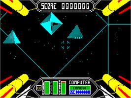 Title screen of Starstrike II on the Sinclair ZX Spectrum.