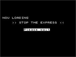 Title screen of Stop the Express on the Sinclair ZX Spectrum.