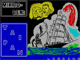 Title screen of Tai-Pan on the Sinclair ZX Spectrum.