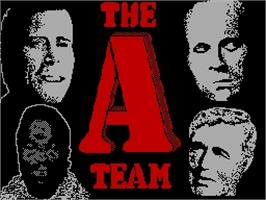Title screen of The A-Team on the Sinclair ZX Spectrum.