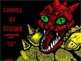 Title screen of The Game of Harmony on the Sinclair ZX Spectrum.
