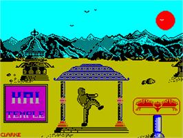Title screen of The Ice Temple on the Sinclair ZX Spectrum.