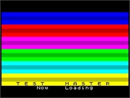 Title screen of The Master on the Sinclair ZX Spectrum.