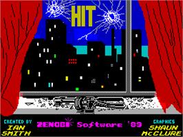 Title screen of Tilt on the Sinclair ZX Spectrum.