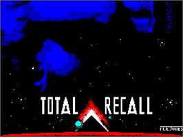 Title screen of Total Recall on the Sinclair ZX Spectrum.