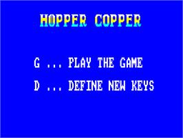 Title screen of Tower Toppler on the Sinclair ZX Spectrum.