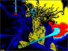 Title screen of Tuareg on the Sinclair ZX Spectrum.