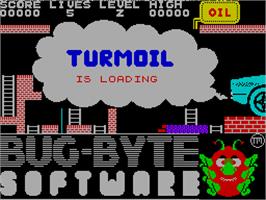 Title screen of Turmoil on the Sinclair ZX Spectrum.