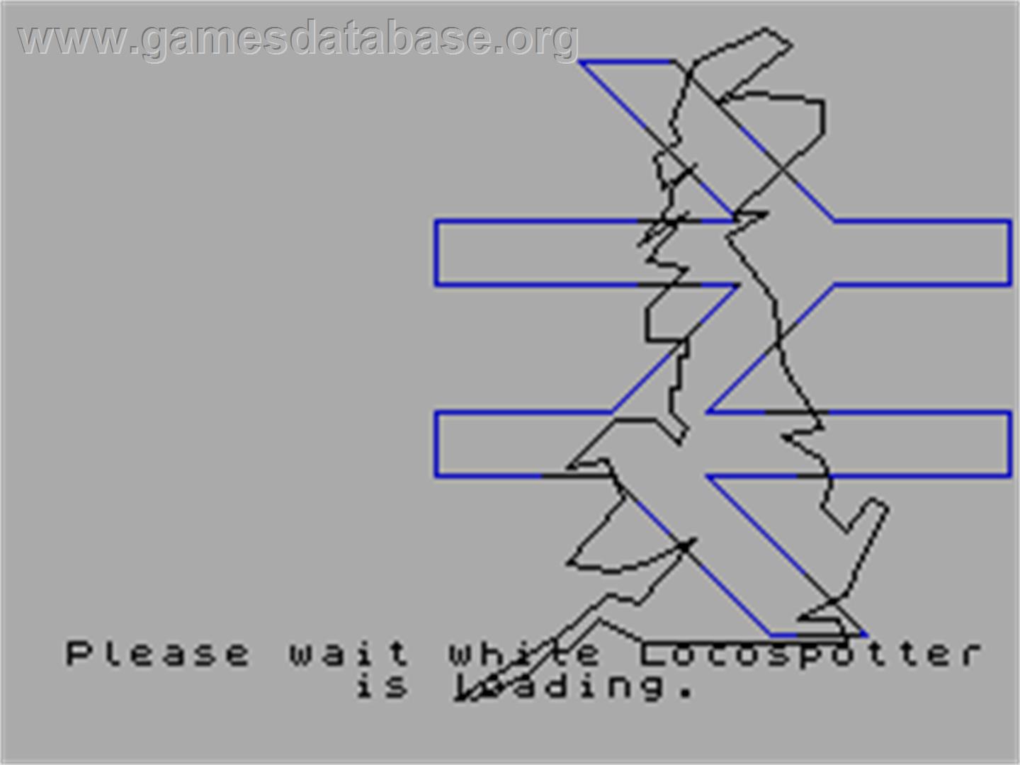 1984 Locospotter - Sinclair ZX Spectrum - Artwork - Title Screen