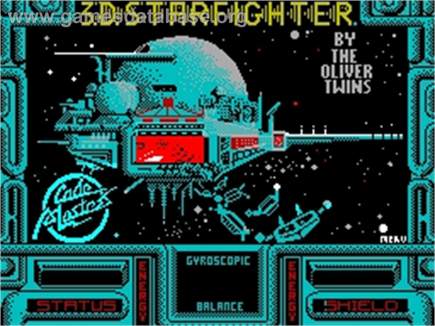 3D Starfighter - Sinclair ZX Spectrum - Artwork - Title Screen