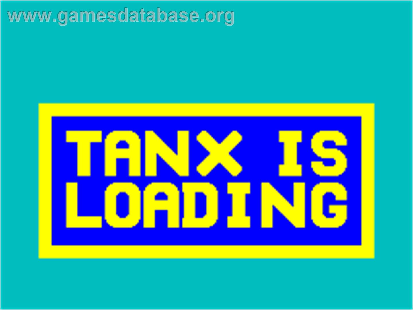 3D Tanx - Sinclair ZX Spectrum - Artwork - Title Screen