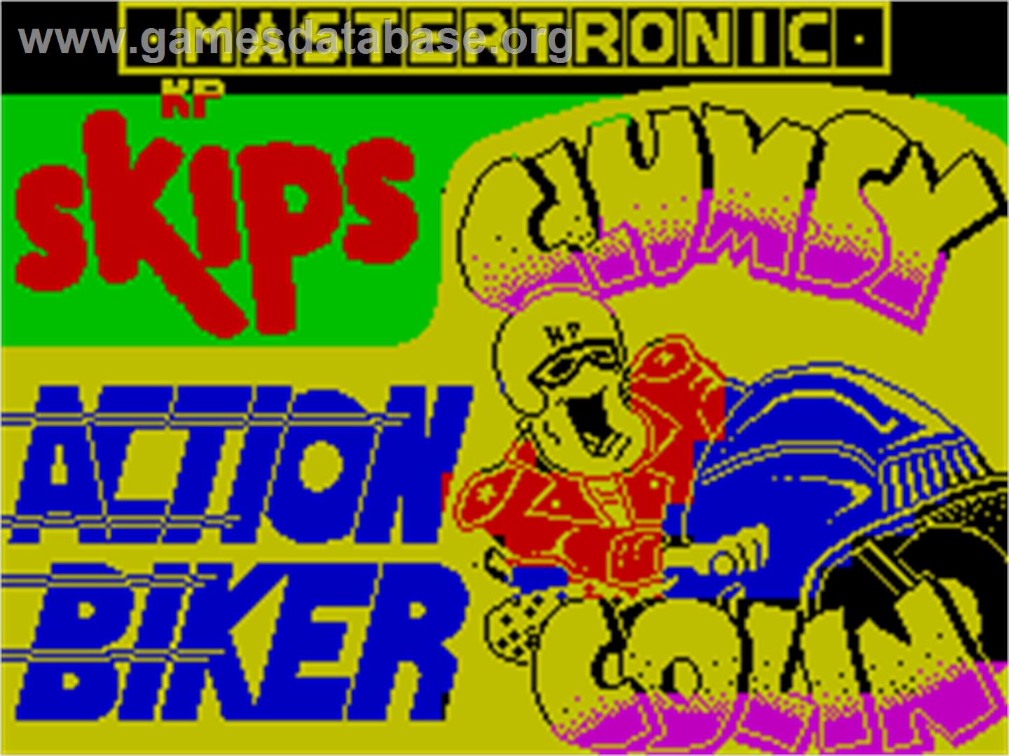 Action Biker - Sinclair ZX Spectrum - Artwork - Title Screen