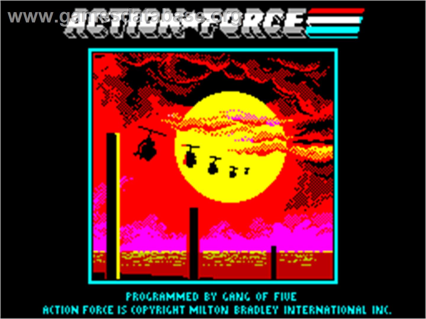 Action Double - Sinclair ZX Spectrum - Artwork - Title Screen