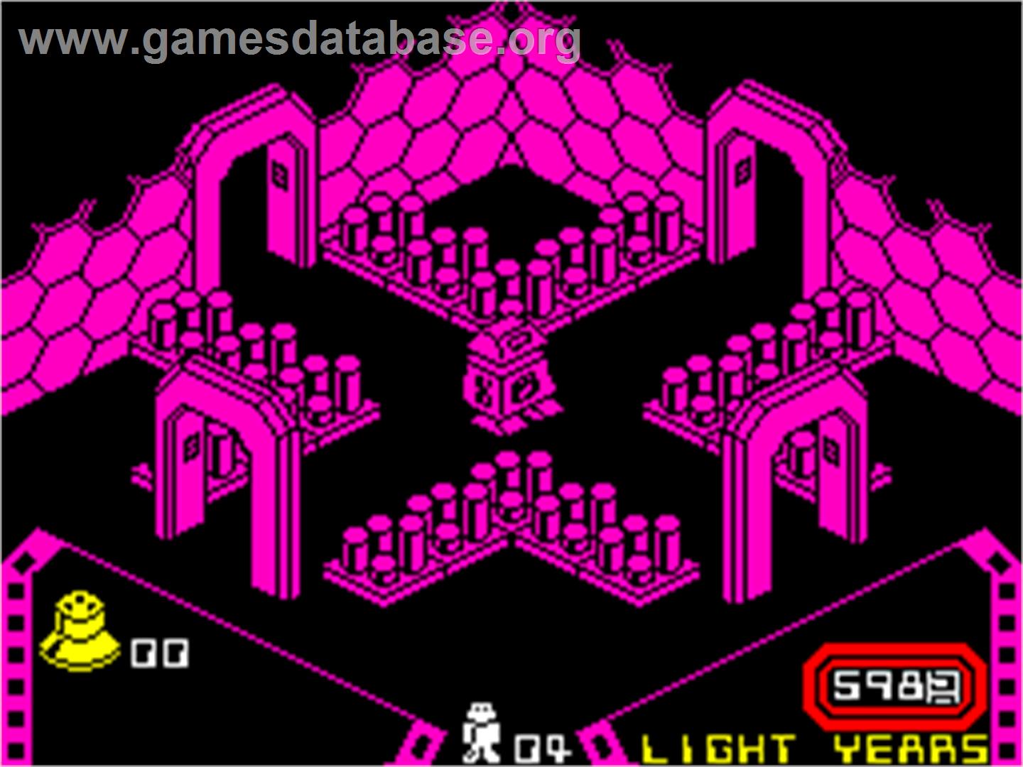 Alien 8 - Sinclair ZX Spectrum - Artwork - Title Screen