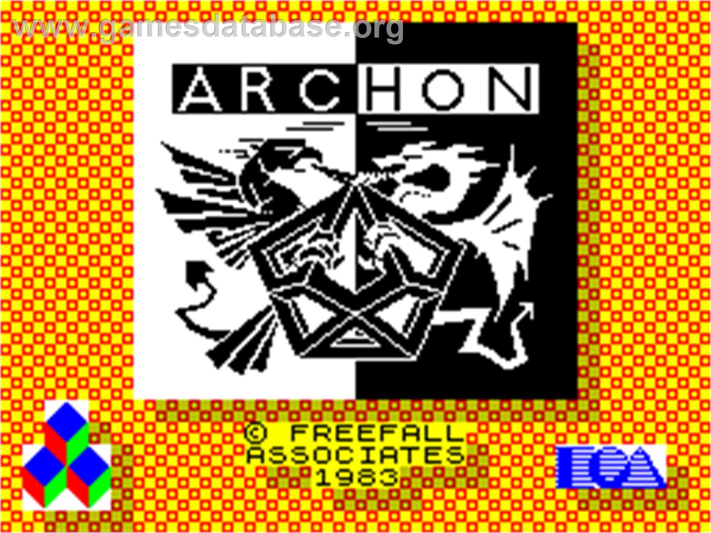 Archon II: Adept - Sinclair ZX Spectrum - Artwork - Title Screen