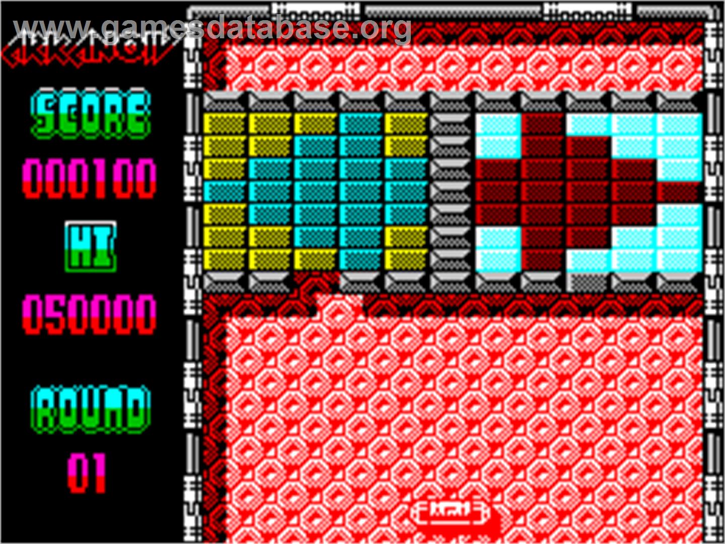 Arkanoid 2: Revenge of Doh - Sinclair ZX Spectrum - Artwork - Title Screen