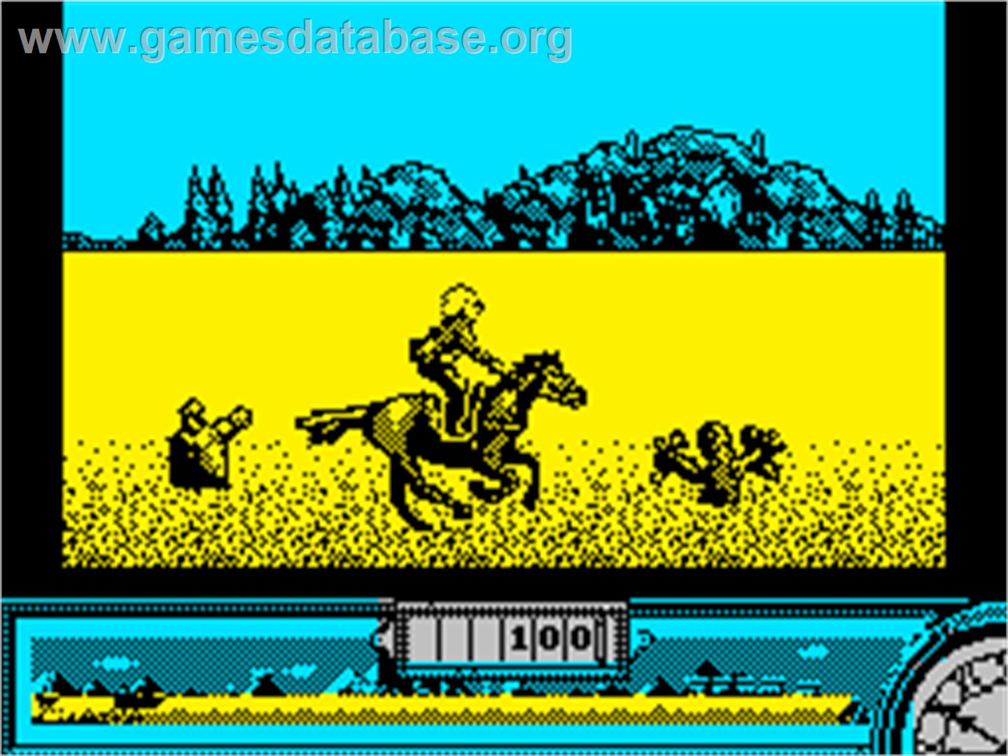 Back to the Future Part III - Sinclair ZX Spectrum - Artwork - Title Screen