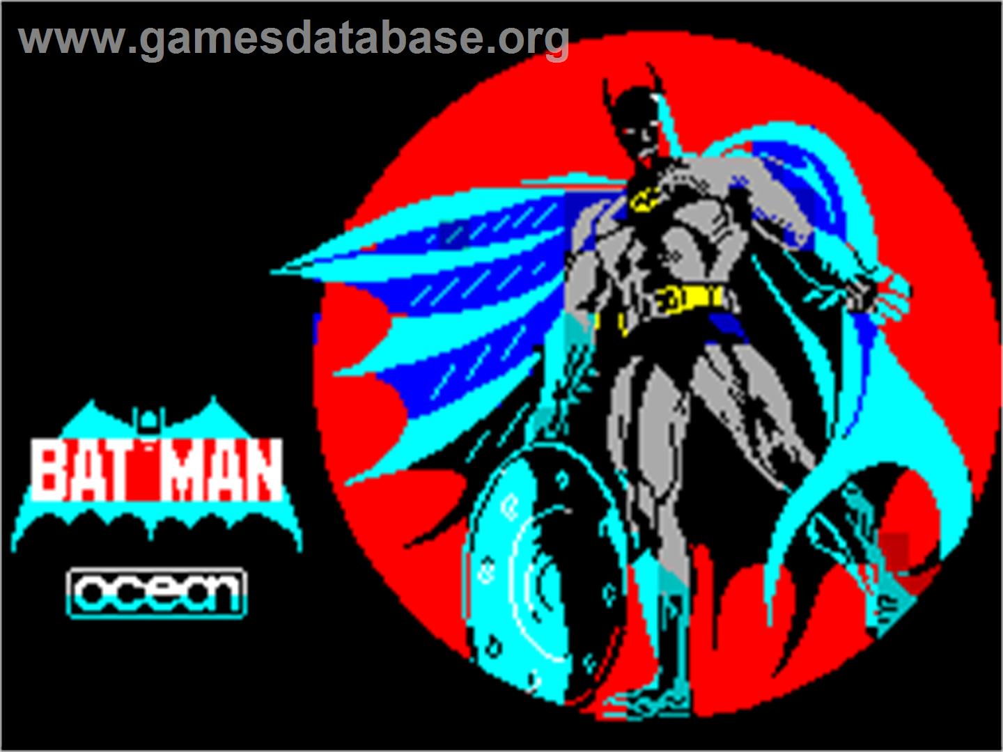 Batman: The Caped Crusader - Sinclair ZX Spectrum - Artwork - Title Screen