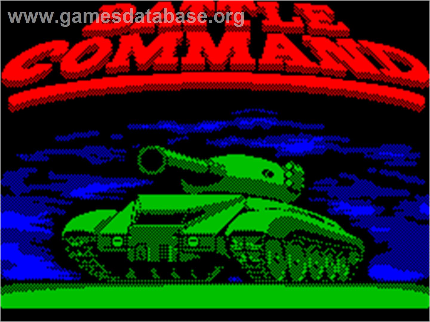 Battle Command - Sinclair ZX Spectrum - Artwork - Title Screen