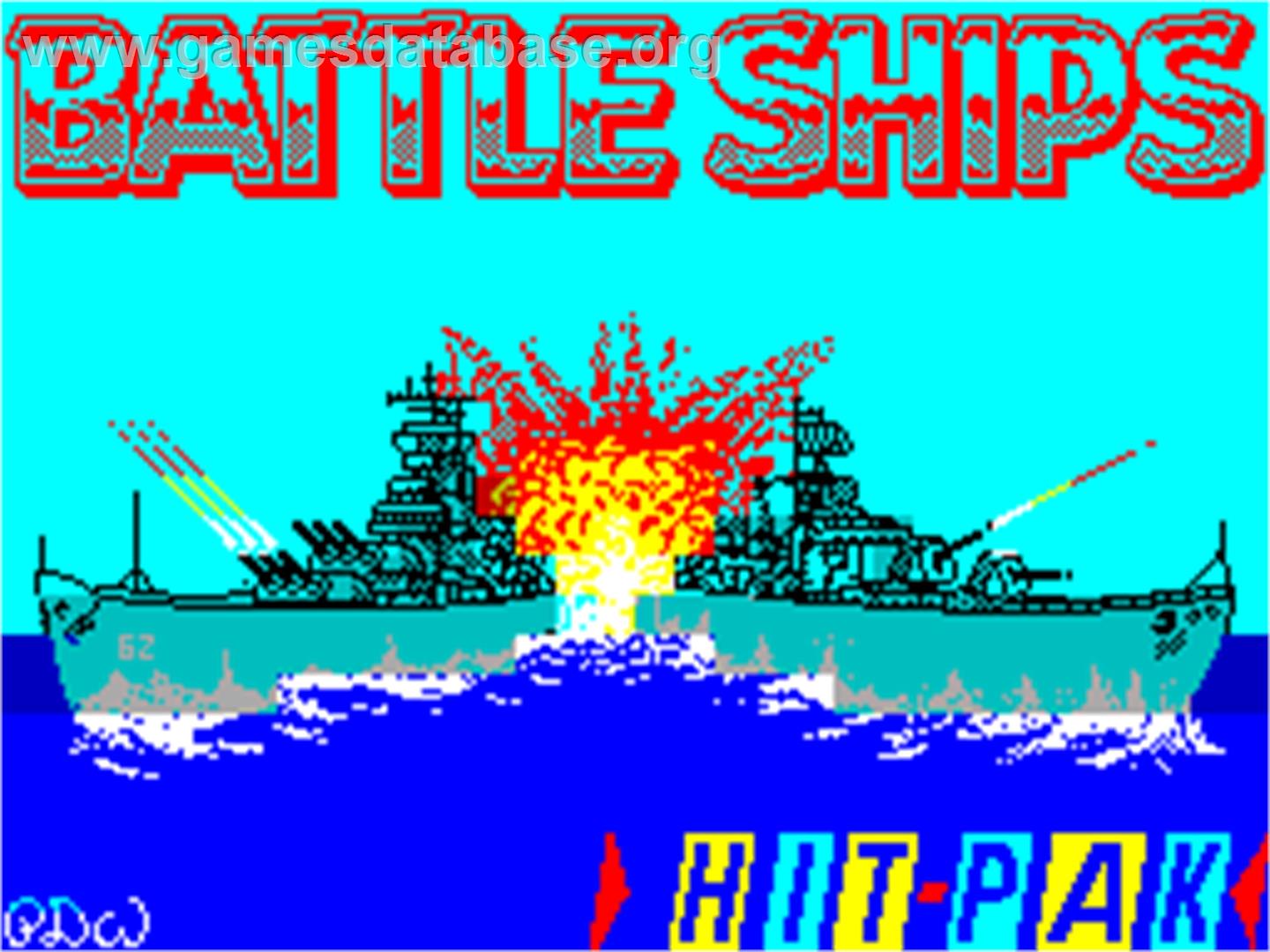 Battleship - Sinclair ZX Spectrum - Artwork - Title Screen