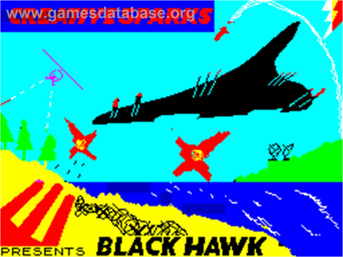 Black Hawk - Sinclair ZX Spectrum - Artwork - Title Screen