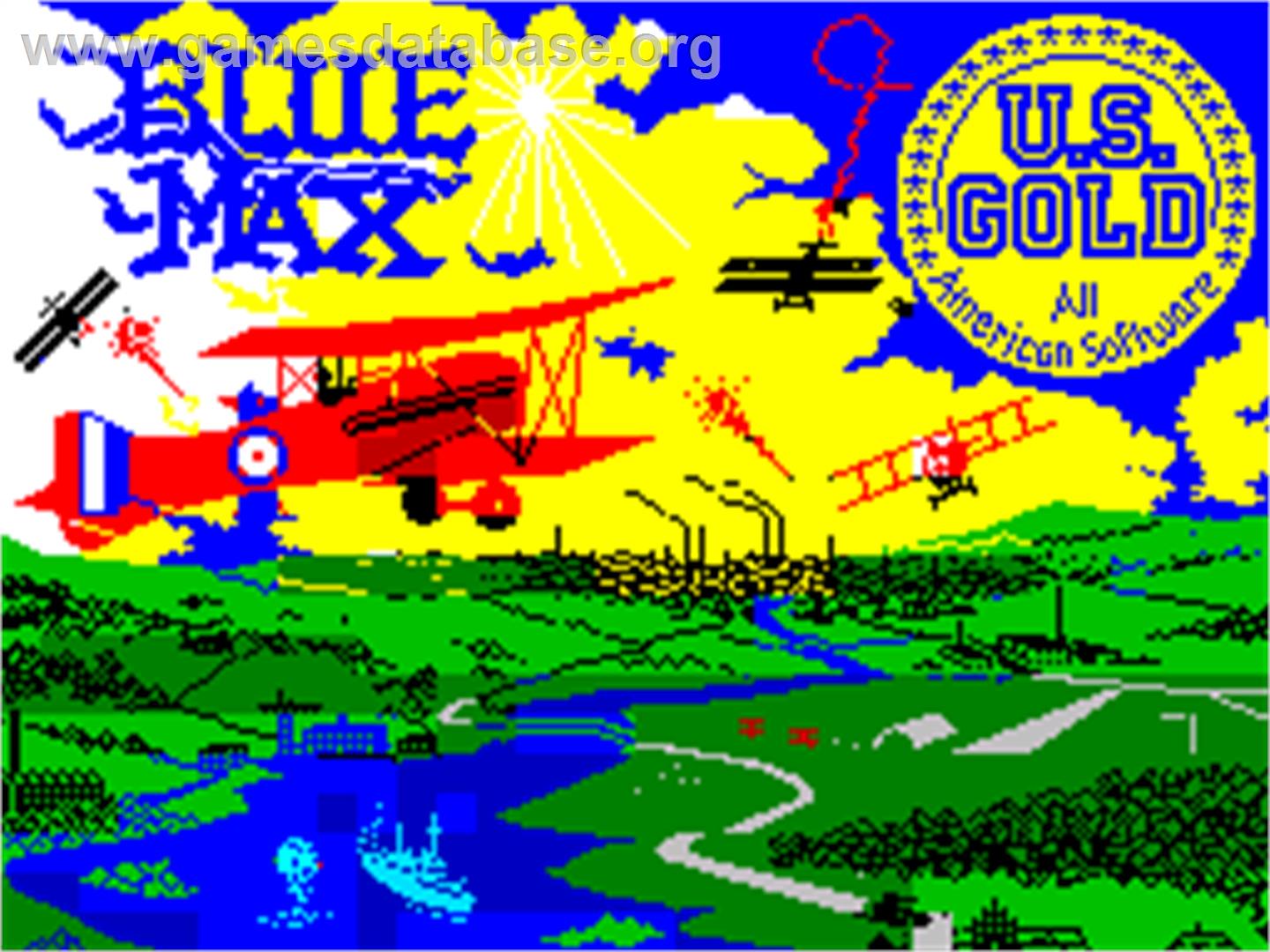 Blue Max - Sinclair ZX Spectrum - Artwork - Title Screen